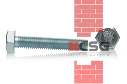 Болт с полной резьбой 8x60 оцинк. DIN 933 (20кг)