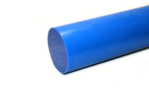 Капролон стержень Ф 65 мм MC 901 BLUE (1000 мм, 4,2 кг) синий Китай