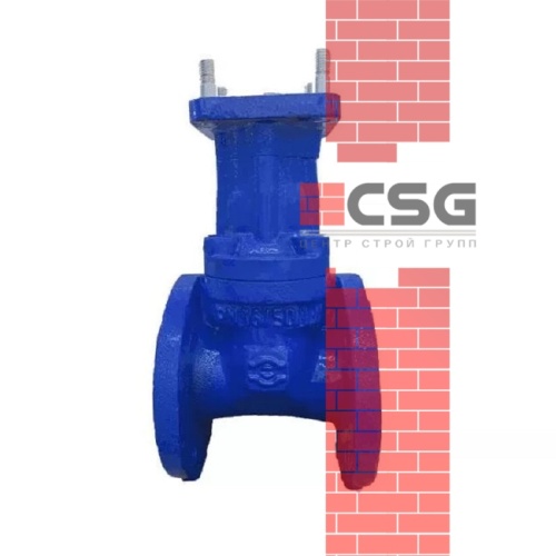 Задвижка чугун аналог МЗВ обрезиненный клин Ду 50 Ру16 до +75С фл под эл/привод Завод им Гаджиева ., DN 50