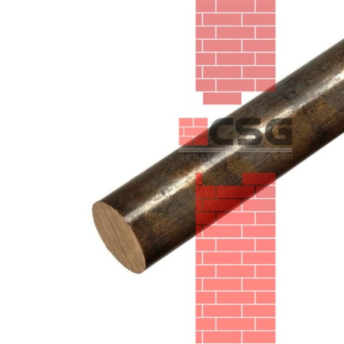 Круг бронзовый 130 прес, марка БРАЖМц10-3-1.5