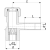 Головная часть седелки с фрезой Georg Fischer d63x63** SDR11