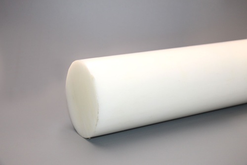 Полиацеталь стержень Ф 90 мм ПОМ-С (1000 мм, 10,0 кг) белый